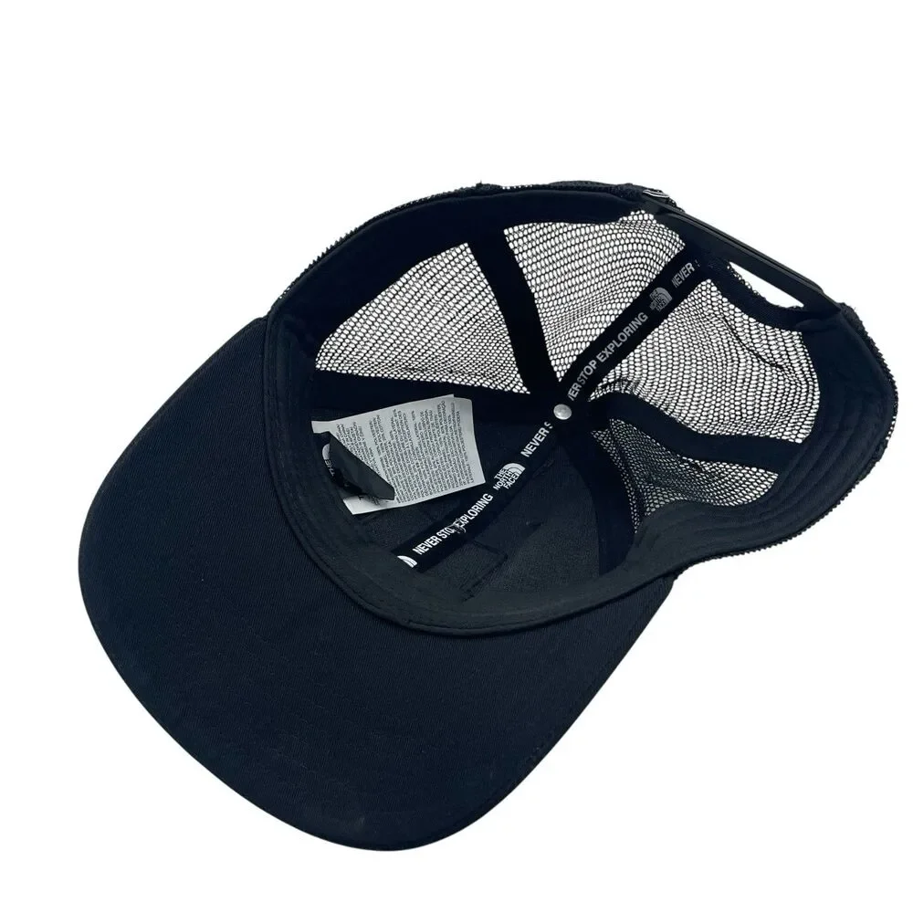 The North Face Black Snapback Trucker Hat Canyon Hiking Cap